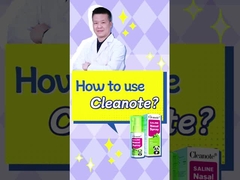 Dr. Wang- Hoe Cleanote zoutoplossing neusspray te gebruiken