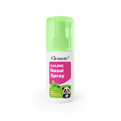 kwaliteit Cleanote Zoutoplossing Neusspray 0,9% NaCl 100 ml Met Pepermunt Voor Rinitis Koud Congestie Irritatie Neusverfrissend fabriek
