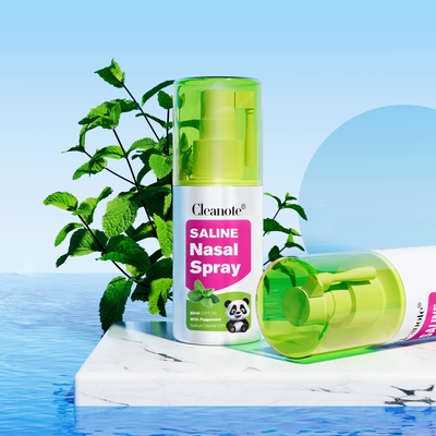 Chinese markt Saline Mint Nasal Spray 50 ml Met 0,9%NaCl Mint Olie